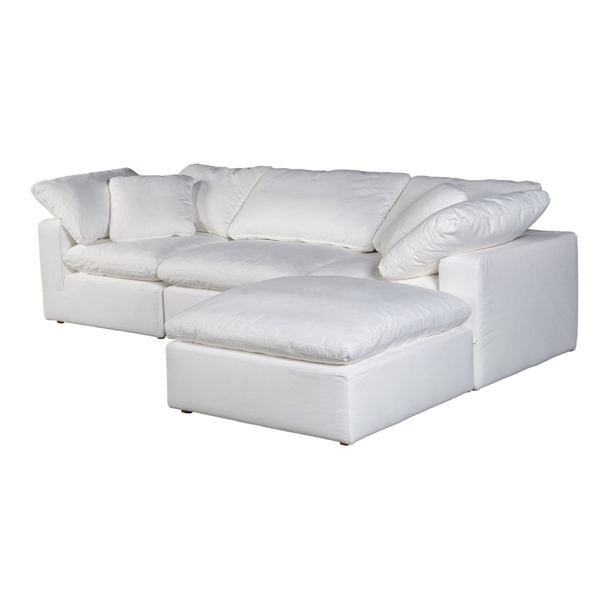 Terra Condo Lounge Modular Sectional Cream White large image 