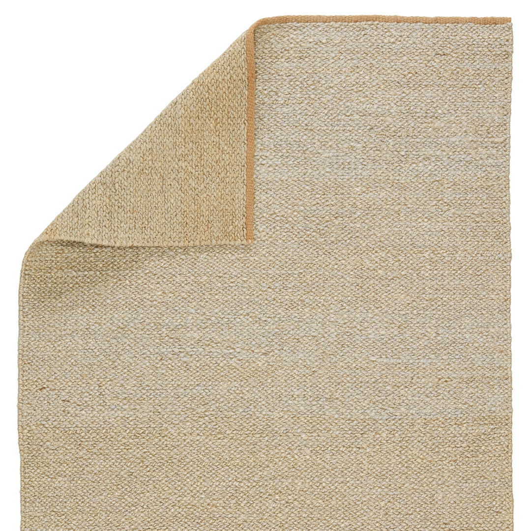 Murrel Handmade Solid Brown Area Rug (8'X10') large image 
