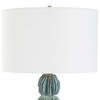 Bonaire Teal Blue Table Lamp, by Uttermost, 13" width x 25.25" height x 13" depth thumbnail 6