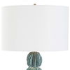Bonaire Teal Blue Table Lamp, by Uttermost, 13" width x 25.25" height x 13" depth thumbnail 6
