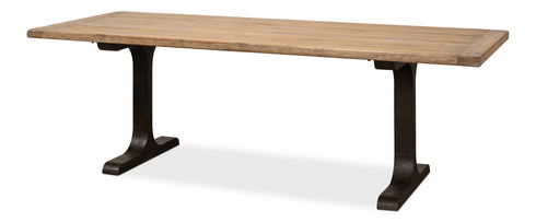 Decan Dining Table W/Iron Base