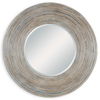 Vortex White Washed Round Mirror, by Uttermost, 47" width x 2" height x 47" depth thumbnail 1
