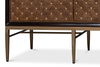 Palisade Shagreen Credenza, Cabinets & Sideboard by Sarreid, 80" length x 19" width x 34" height thumbnail 6