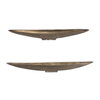River Run Antique Brass Bowls Set/2, Decorative Tray by Uttermost, 31" width x 3.5" height x 5.5" depth thumbnail 1