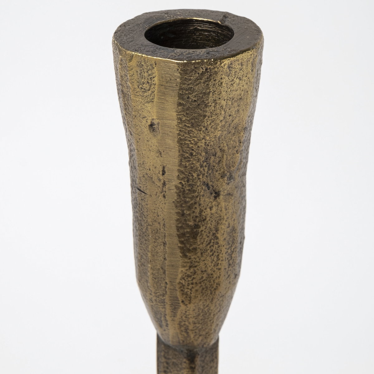 Levit (Small) Gold Table Candle Holder, Candles & Candle Holder by Mercana, 5" length x 5" width x 14" height View 9