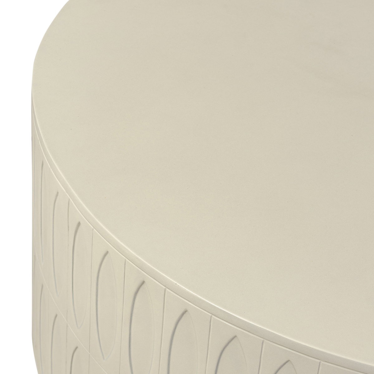 Colorado Drum Coffee Table, Outdoor Table by Four Hands, 3'6" width x 1'4" height x 3'6" depth View 7