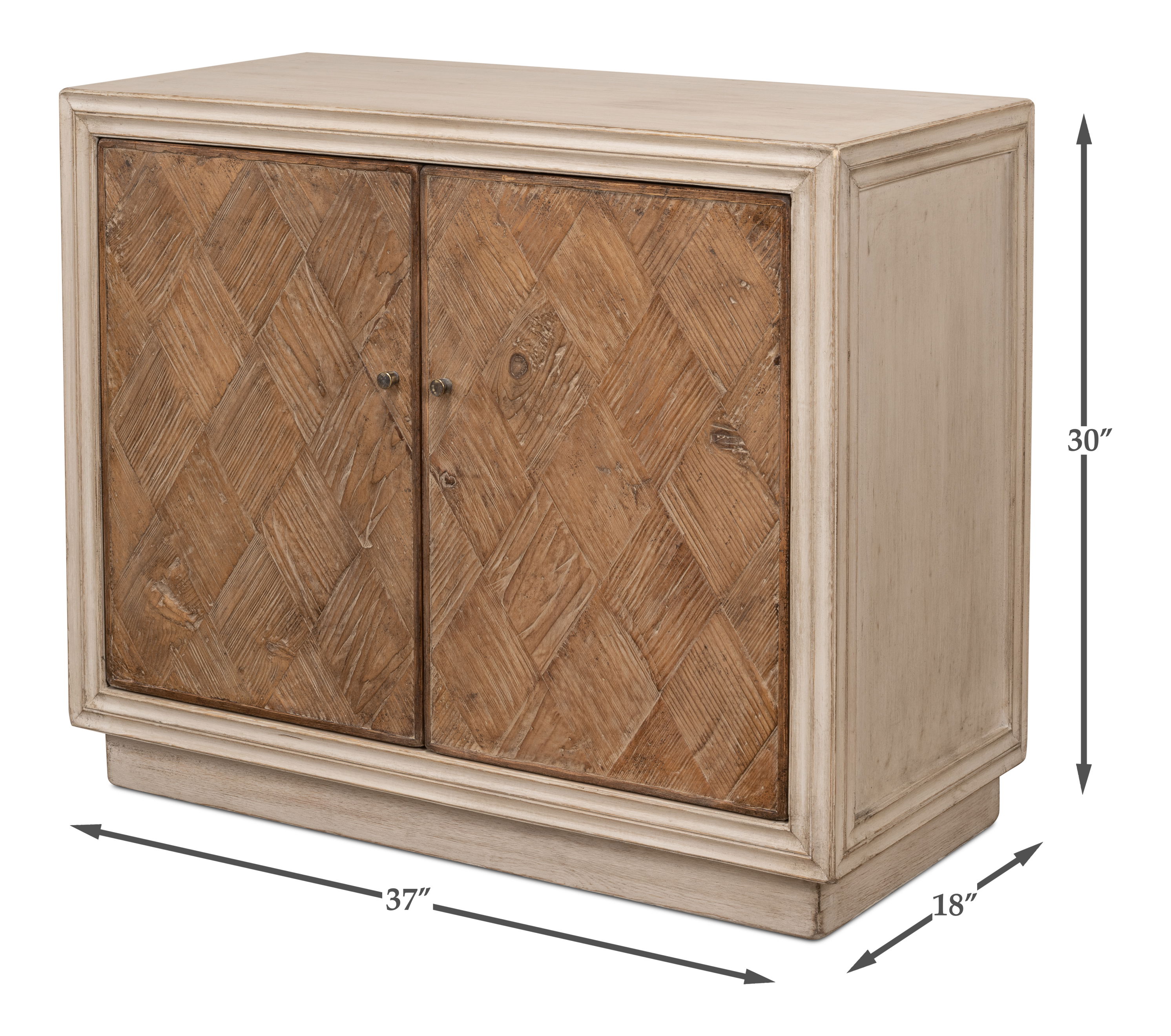 Argyle Sideboard, 2 Doors, Stone Grey large image 