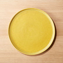 Online Designer Dining Room Drift Matte Yellow Dinner Plate