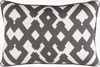 Large Zig Zag Lumbar Pillow, Decorative Pillow by Surya, 13" length x 20" width thumbnail