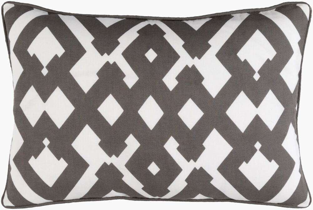 Large Zig Zag Lumbar Pillow, Decorative Pillow by Surya, 13" length x 20" width