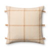 Amber Lewis x Loloi Lainey Pillow, Decorative Pillow, 24" length x 24" width thumbnail 1