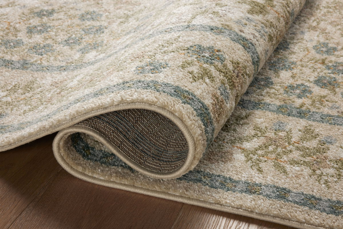 Rifle Paper Co. x Loloi Laurel Rug, 6'6" length x 9'2" width View 6