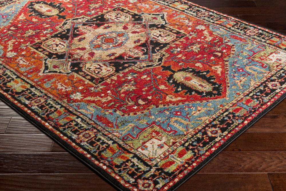 Serapi Machine Woven Rug, by Surya, 7'3" length x 2'7" width