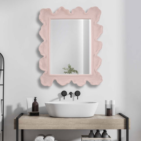 Sea Coral Pink Mirror
