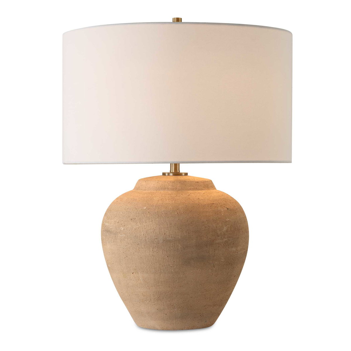 Treviso Terracotta Table Lamp, by Uttermost, 1'6" width x 2' height x 1'6" depth View 1