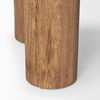 Tucson Natural Wood with Round Black Oak Top Side Table thumbnail 9
