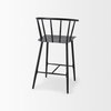 Colin Backless 38.2in Seat Counter Stool | Black Metal, Counter & Bar Stool by Mercana, 21.1" length x 22.6" width x 38.19" height thumbnail 8