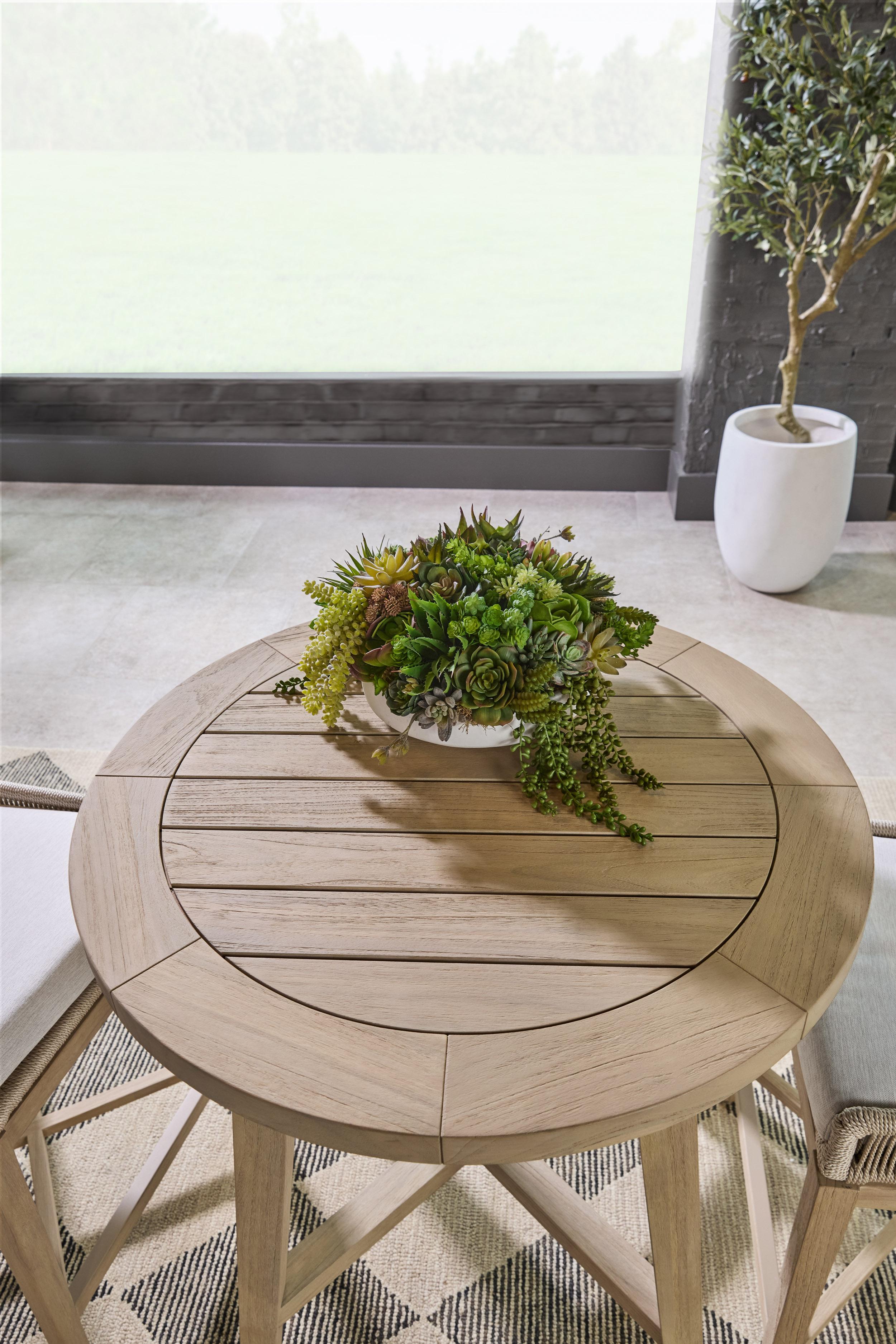 Carmel Outdoor 36' Round Counter Table, Dining Table by Essentials for Living, 36" width x 36" height x 36" depth View 7