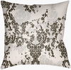 Moody Damask Accent Pillow, Decorative Pillow by Surya, 18" length x 18" width thumbnail