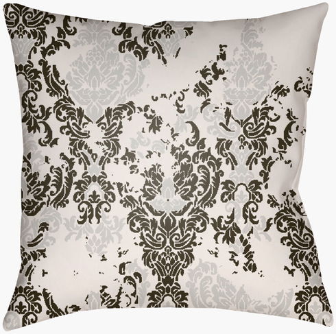 Moody Damask Accent Pillow