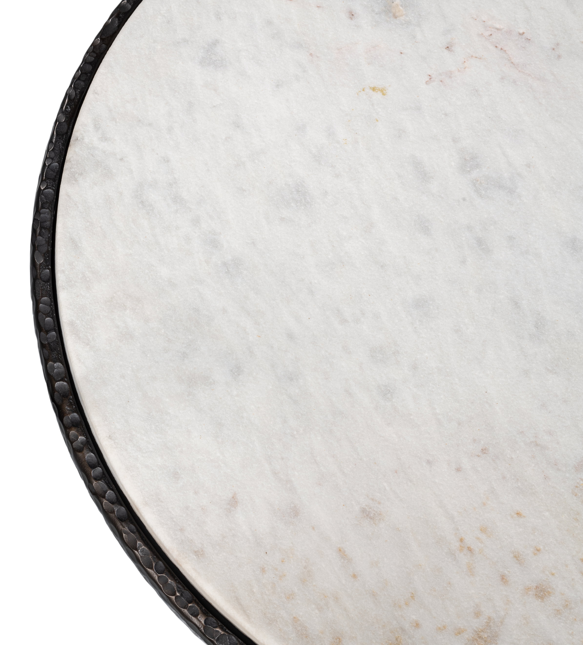 Dakor Round Side Table, Side & End Table by Sarreid, 24" length x 24" width x 22" height View 11