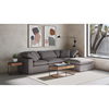 Terra Condo Corner Chair Light Grey, Sectional Sofa by Moe's Home, 38" width x 32" height x 38" depth thumbnail 7