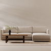 Bryn Sectional Right Oyster, Sectional Sofa by Moe's Home, 115.5" width x 31.5" height x 70.5" depth thumbnail 7