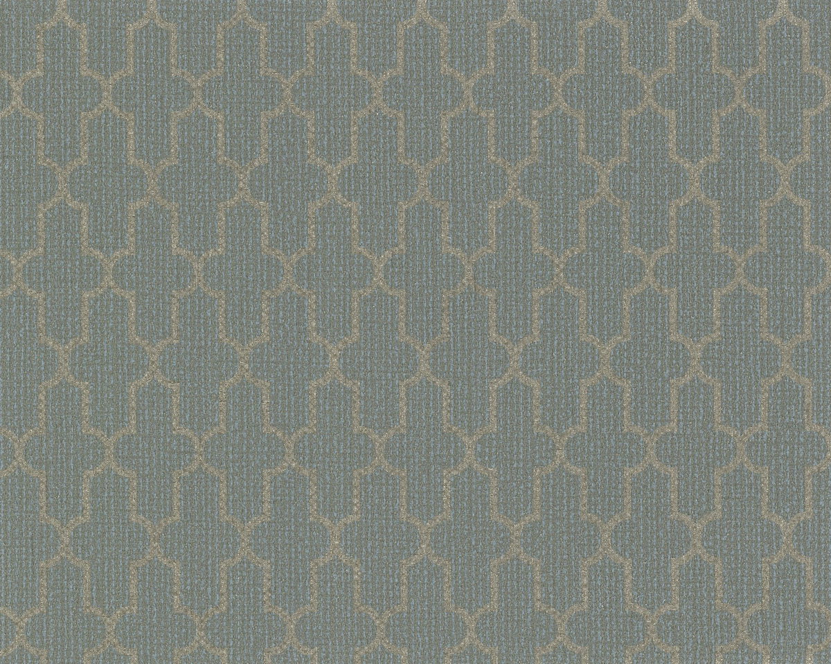 Frame Geometric Charcoal Wallpaper, by York Wall, 33' length x 1'9" width x 0.02" depth