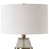 Out Of Time Seeded Glass Table Lamp, by Uttermost, 16" width x 29.75" height x 16" depth thumbnail 5