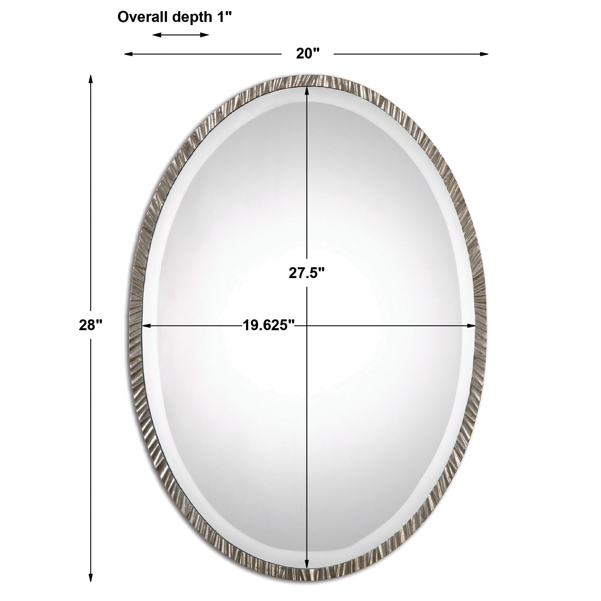 Annadel Oval Wall Mirror large image 