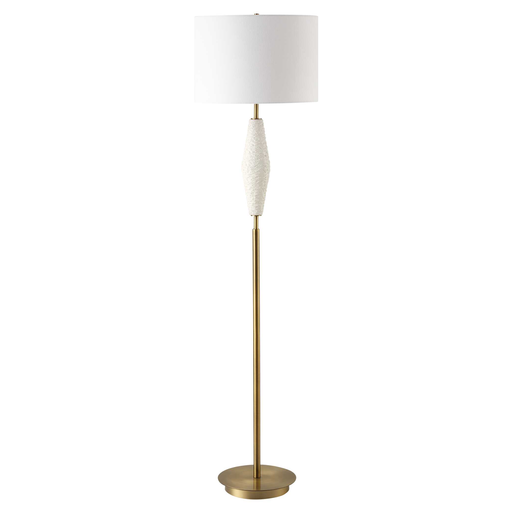 Quite The Buzz Floor Lamp, by Uttermost, 17" width x 65.5" height x 17" depth View 5