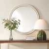 Florian Warm White Round Mirror, by Uttermost, 38.5" width x 38.5" height x 2" depth thumbnail 2