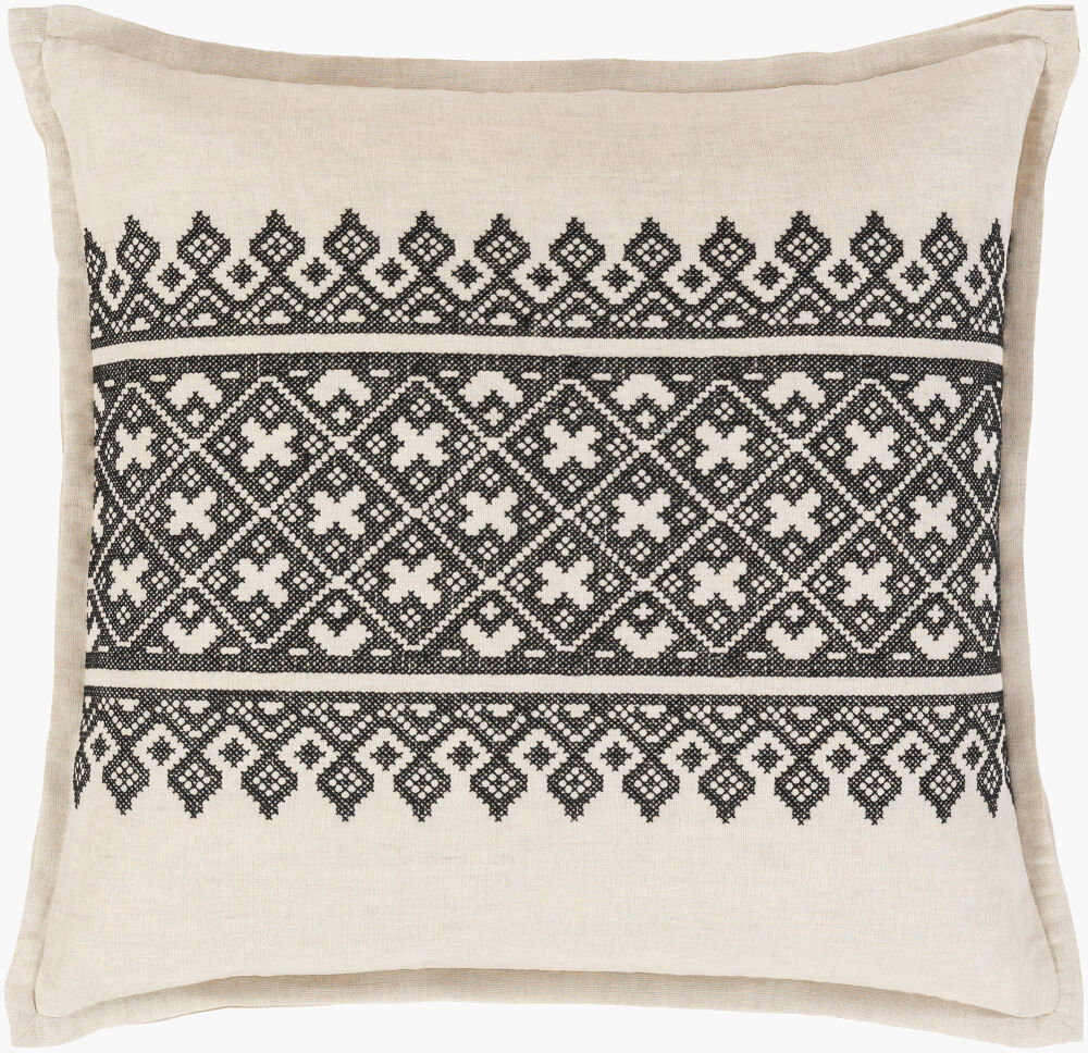 Pentas Accent Pillow Down, Decorative Pillow by Surya, 18" length x 18" width