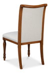 Polk Fabric Side Chair  Brown, by Sarreid, 2'3" length x 1'9" width x 3'3" height thumbnail 11