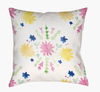 Flores Burst Accent Pillow, Decorative Pillow by Surya, 20" length x 20" width thumbnail