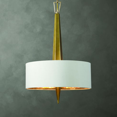 Obeliska 3 Light Gold Chandelier