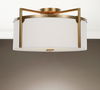 Colfax Brass 3 Light Semi Flush thumbnail 1