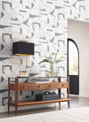 Abstract Geo White & Silver Wallpaper thumbnail 1