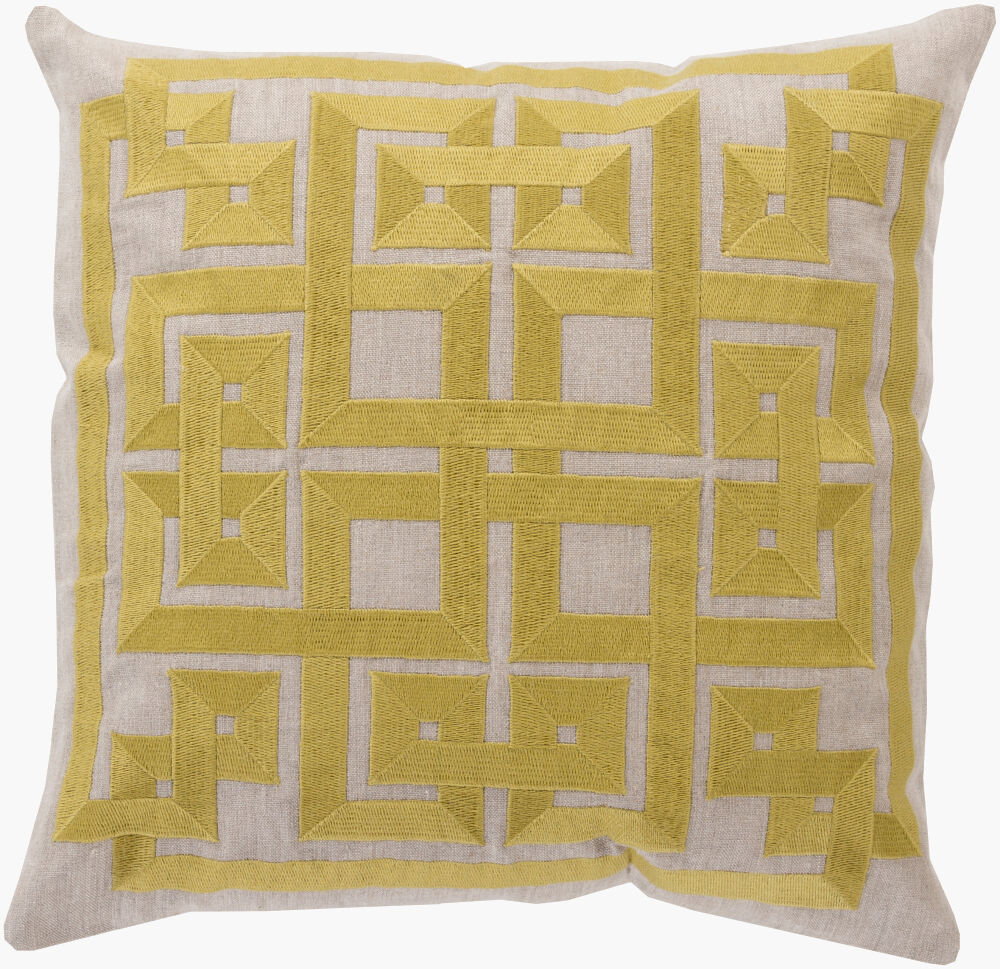 Gramercy Accent Pillow, Decorative Pillow by Surya, 18" length x 18" width