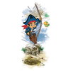 Captain Jake & The Never Land Pirates Treasure Peel & Stick Giant Wall Graphic, by York Wall, 3'3.6" length x 1'6" width x 0.02" depth thumbnail