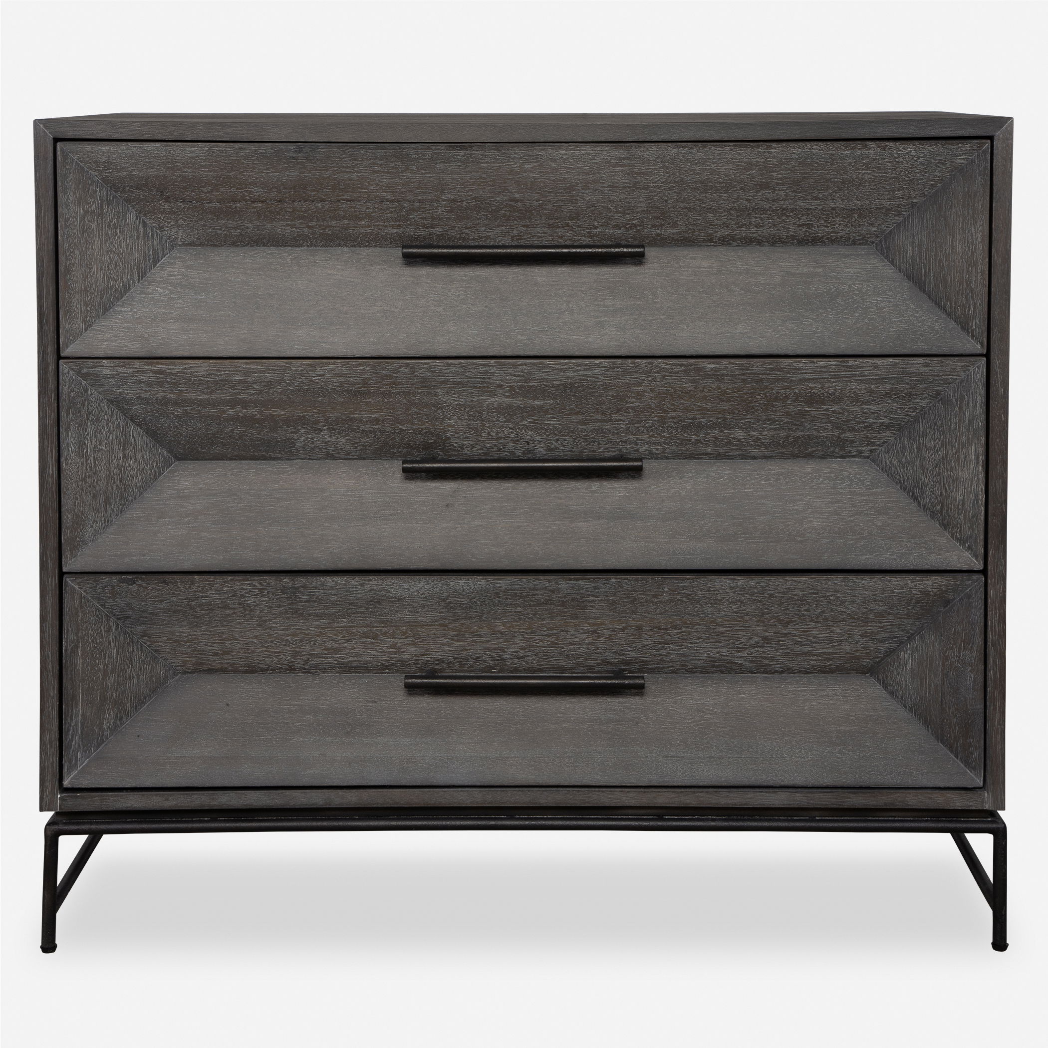 Knox Dark Walnut Accent Chest, Furniture by Uttermost, 36" width x 32" height x 18" depth View 1