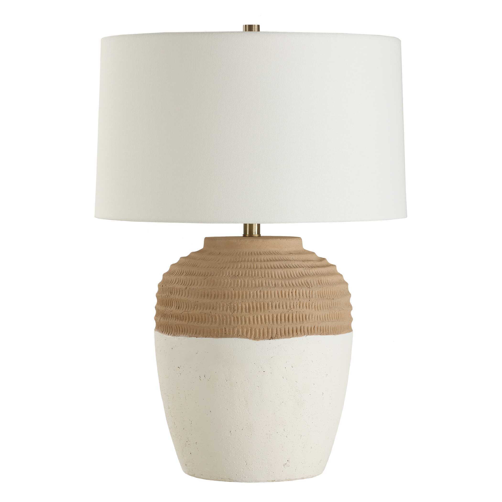 Bellaby Terracotta Table Lamp large image 