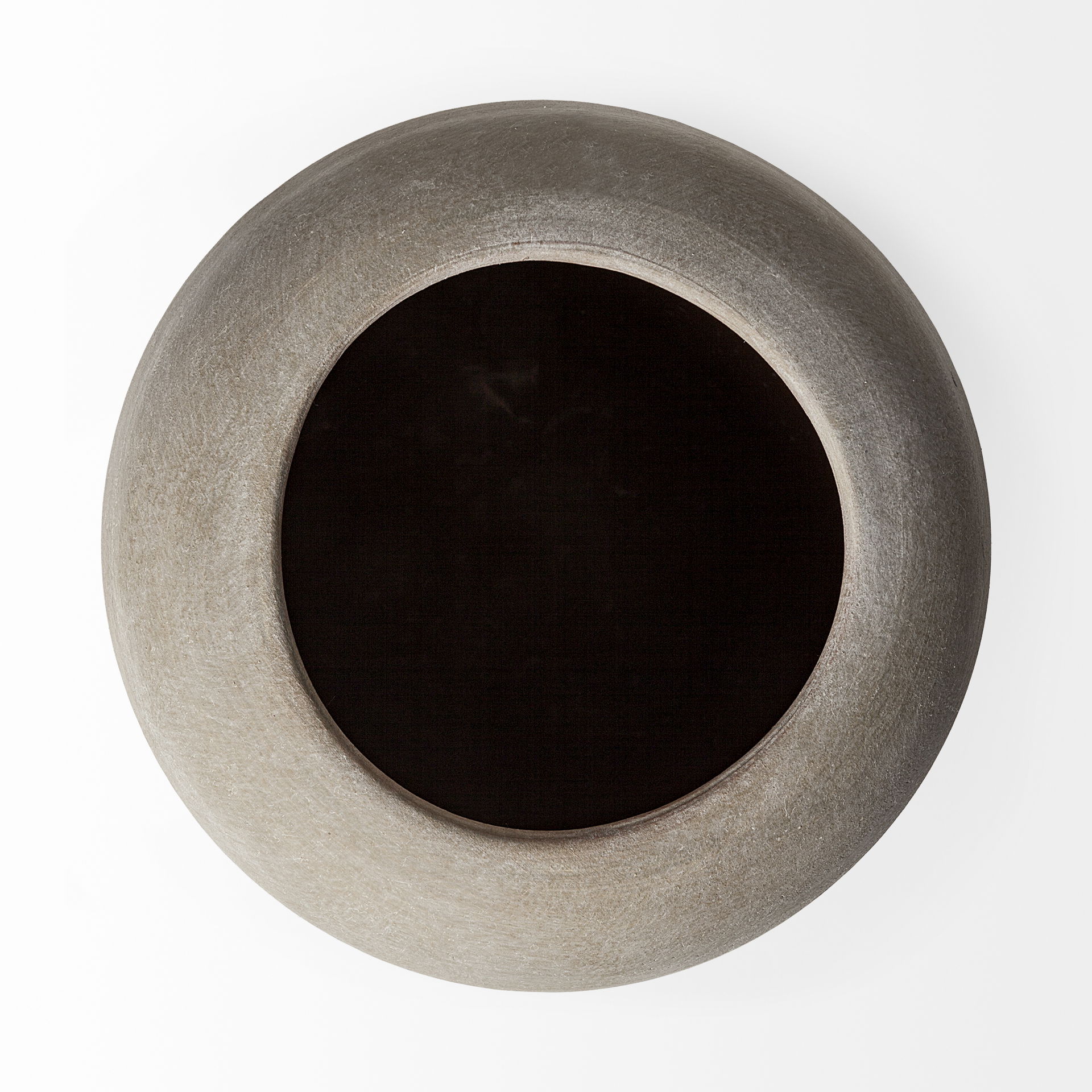 Cove Grey/Brown Ceramic Vase large image 