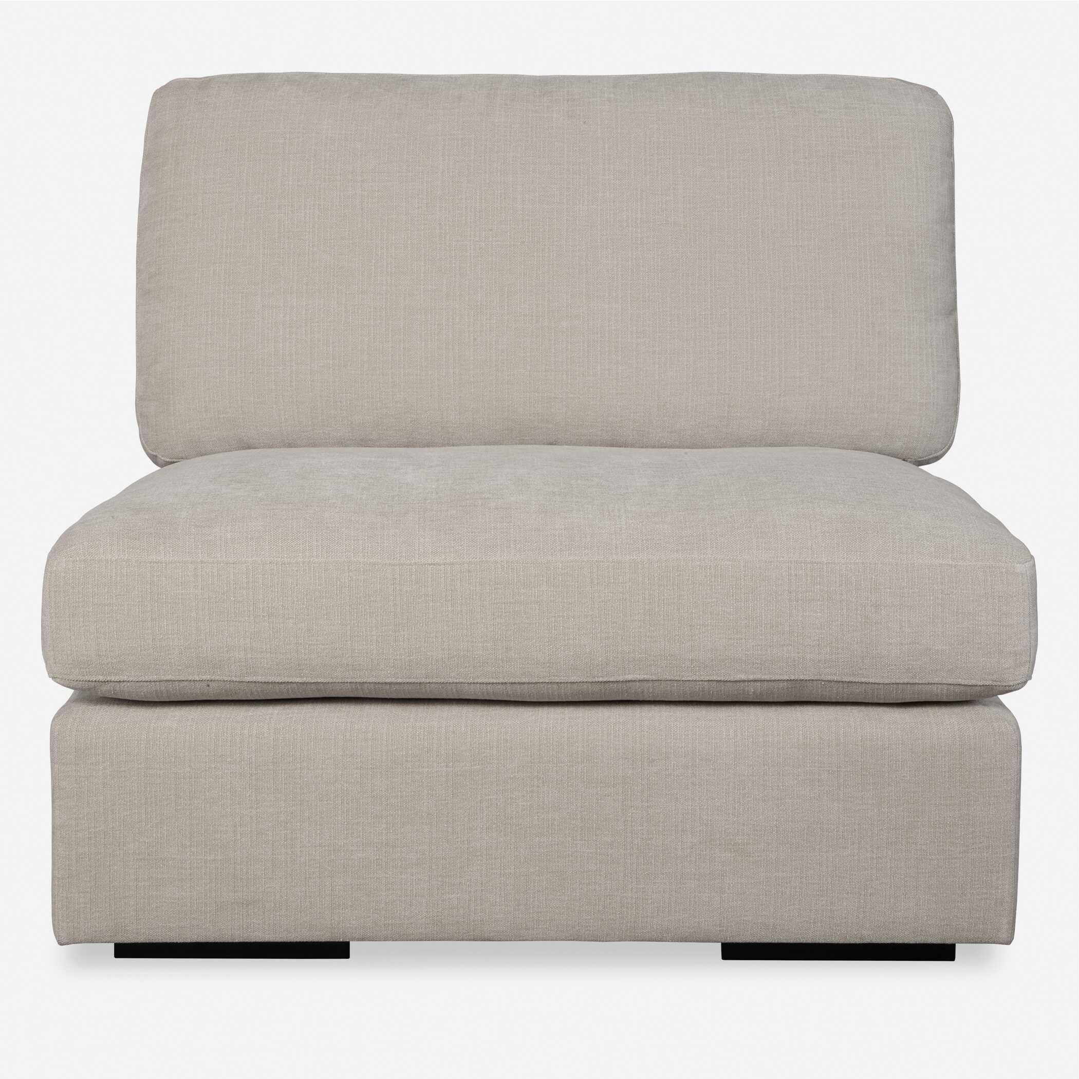Refuge Armless Sand Sofa large image 
