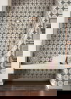 Soho Starburst Grey Peel & Stick Wallpaper, by York Wall, 20' length x 1'8.5" width x 0.02" depth thumbnail 3