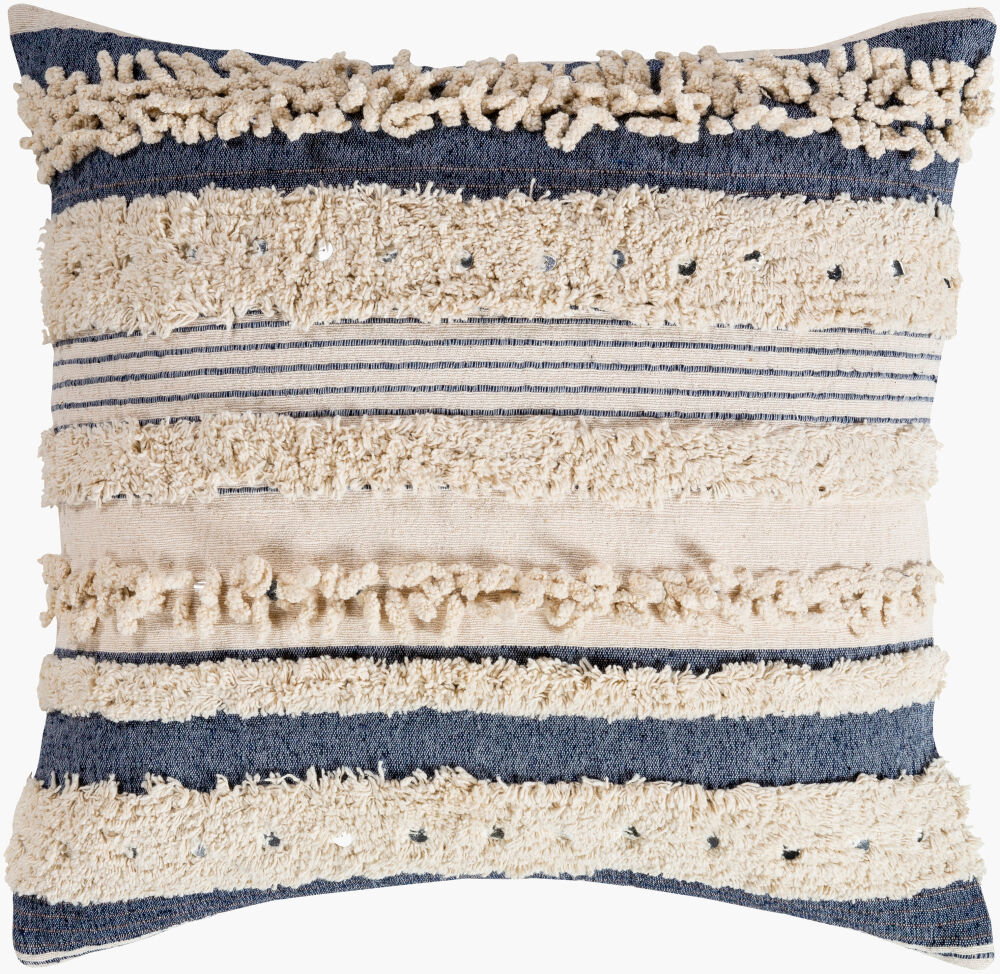 Temara Accent Pillow, Decorative Pillow by Surya, 20" length x 20" width