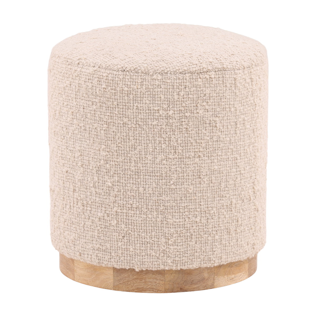 Gema Stool Ivory, Counter & Bar Stool by Dovetail, 16.25" width x 18.25" height x 16.25" diameter x 16.25" depth View 1