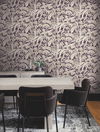 Orchid Conservatory Toile Mulberry Wallpaper, by York Wall, 33' length x 1'8.5" width x 0.02" depth thumbnail 2