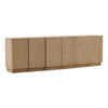Emiliano Sideboard Light Natural, Sideboards & Buffet by Dovetail, 109" width x 34" height x 20" depth thumbnail 1
