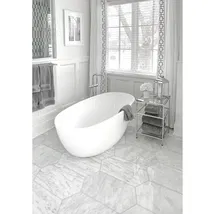Online Designer Bathroom Alamo 58'' L Freestanding Soaking Bathtub